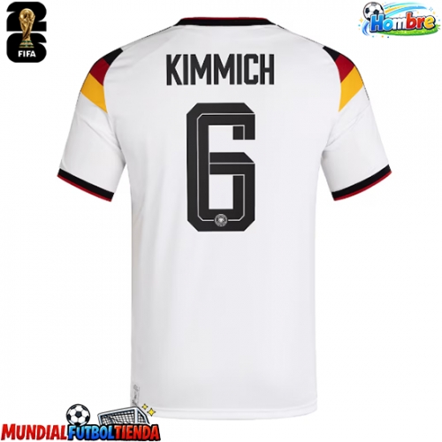 Camiseta Alemania Joshua Kimmich #6 Primera Equipación Replica Mundial 2026 mangas cortas